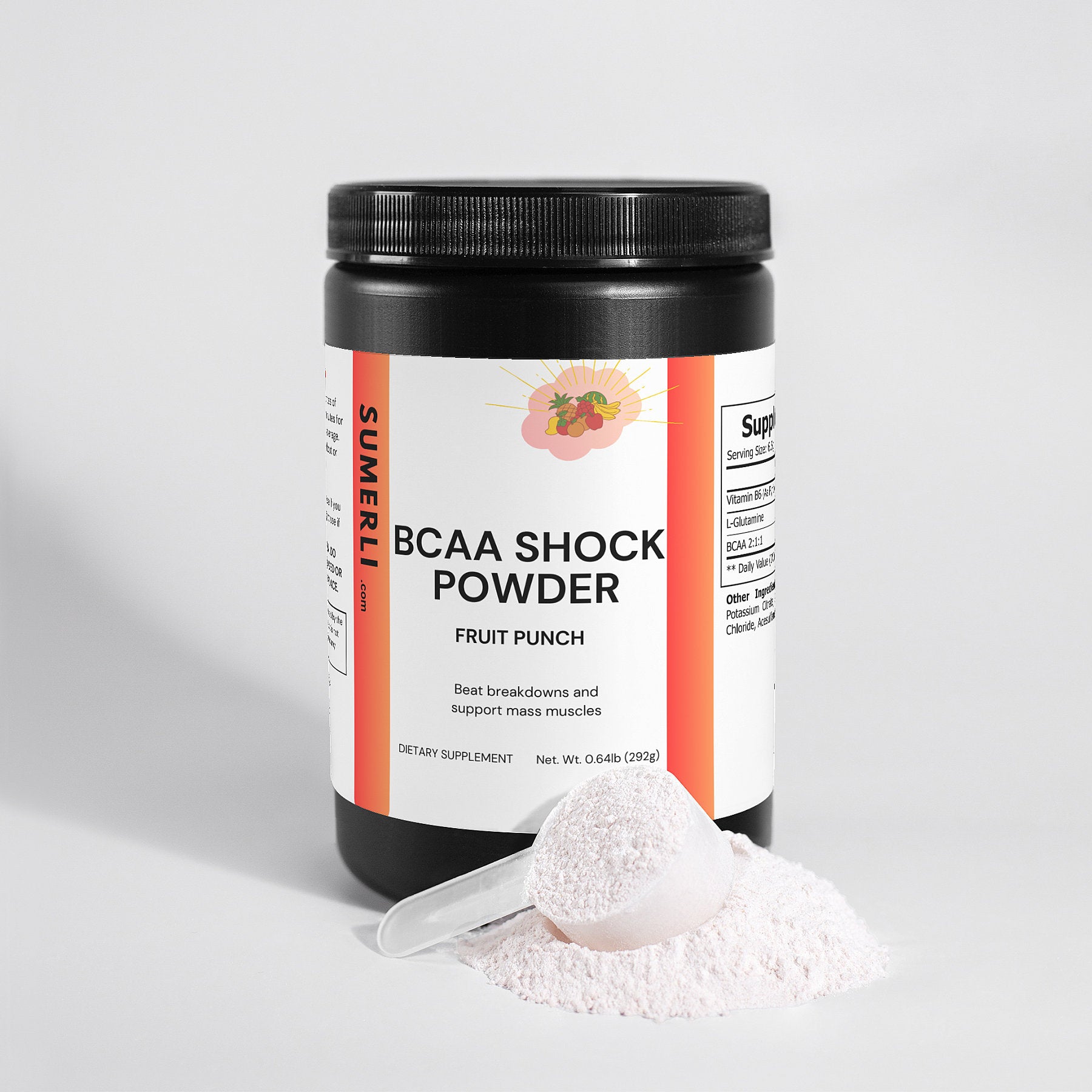 BCAA Shock Powder - Fruit Punch (Before workout)